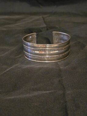 Vintage Sterling Silver Cuff Bracelet